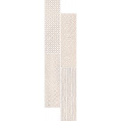 Декор Meissen Вставка Sandy Island мозаика серый 14,4x54,2