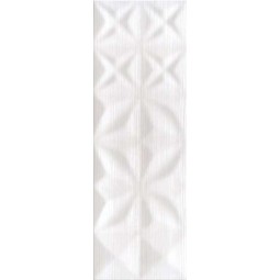 Плитка Meissen Delicate Lines белый (структура) 25х75