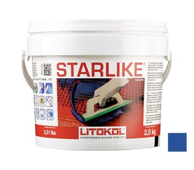 Затирка Litokol STARLIKE C.260 Zaffiro/синий эпоксидный состав (2,5кг)
