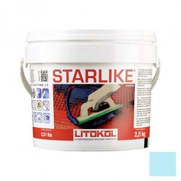 Затирка Litokol STARLIKE C.530 Azzurro Pastello/голубой пастельный эпоксидный состав (2,5кг)