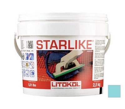 Затирка Litokol STARLIKE C.400 Turchesse/бирюза эпоксидный состав (2,5кг)