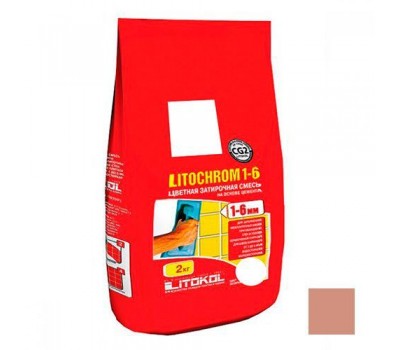 Затирка Litokol LITOCHROM 1-6 С.90 кр.коричневая (2 кг)