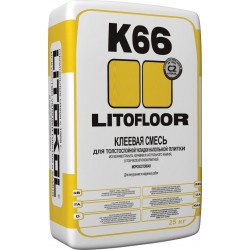 Клей Litokol LITOFLOOR K66 клей для плитки (25кг)