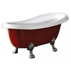 Акриловая ванна BelBagno BB04-ROS красный