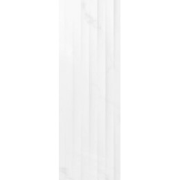 Плитка Meissen Elegance рельеф полосы белый 25х75