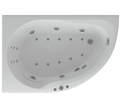 Акриловая ванна Aquatek Вирго 150 см L на сборно-разборном каркасе