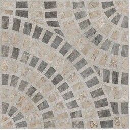 Декор Vitra Marble-Beton Круговой Темный Лаппато Ректификат 60х60