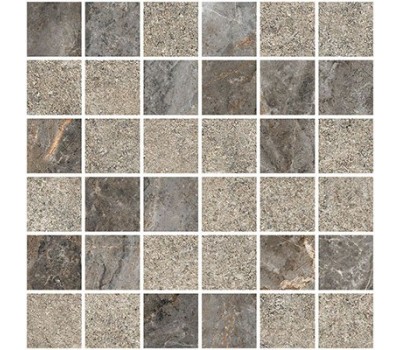 Мозаика Vitra Marble-Stone Тауп Матовый-Лаппато Ректификат (5х5) 30х30