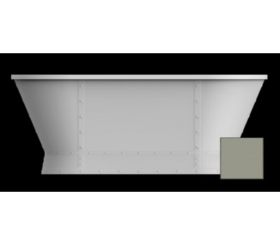 Акриловая ванна BelBagno BB35-CF36 168x78x65 см, серый матовый