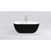 Акриловая ванна Black&White Swan SB111-Black, 180x75 см, черная