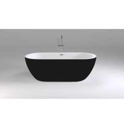 Акриловая ванна Black&White Swan SB105-Black, 170x80 см, черная