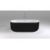 Акриловая ванна Black&White Swan SB109-Black, 170x80 см, черная