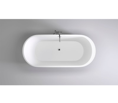 Акриловая ванна Black&White Swan SB109-Black, 170x80 см, черная