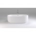 Акриловая ванна Black&White Swan SB109, 170x80 см, белая