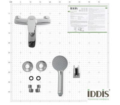 Смеситель Iddis Vibe VIBSB02i02 для ванны с керамическим дивертором