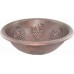 Раковина медная Bronze de Luxe R102 - Old Penny (медь с патиная) 42х42х15 см