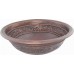 Раковина медная Bronze de Luxe R301 - Oil Rubbed Bronze (потертая бронза) 42х42х15 см