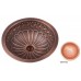 Раковина медная Bronze de Luxe R303 - Old Penny (медь с патиная) 42х42х15 см