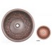 Раковина медная Bronze de Luxe R318 - Coffee (кофейная) 42х42х15 см