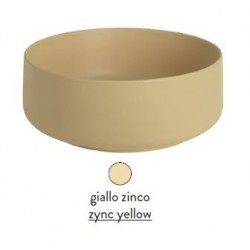 Раковина ArtCeram Cognac Countertop COL001 12 00 накладная - giallo zinco (желтая цинк) 42х42х16 см
