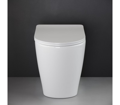 Унитаз приставной Ceramica Nova Highlight Rimless CN1812 36 x 56 x 42 см безободковый с сиденьем Soft Close