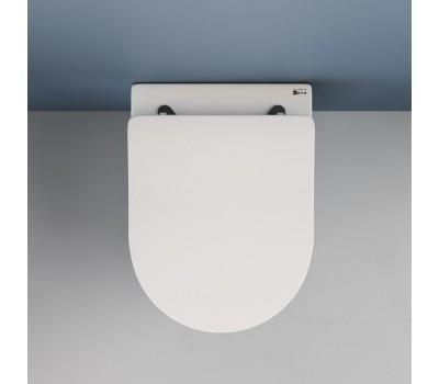 Унитаз подвесной Ceramica Nova Moments Rimless CN3003 37 x 49 x 34 см безободковый с сиденьем Soft Close