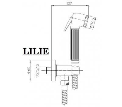 Гигиенический душ Sturm Lilie LUX-LILIE-CR хром