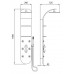 Душевая панель с гидромассажем Kolpa-San Kerrock Neo 4F, Graphite-9070 черный, с изливом для ванны