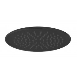 Верхний душ Cezares CZR-SP30-NOP, круглый, диаметр 22,5 см, черный матовый