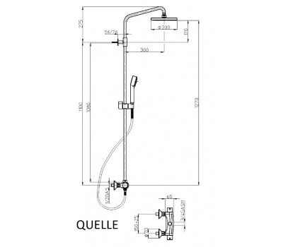 Душевая система Sturm Quelle LUX-QUELLE-CR