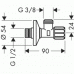 Шланговое подключение Hansgrohe G 13904000, с фильтром