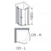 Душевой уголок Provex Combi 6004 CR 05 GL L 90x90x195 см левый стекло прозрачное