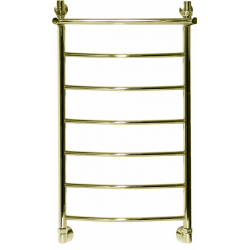 Полотенцесушитель водяной Nika Arc ЛД ВП 7-Br, 100 x 40 см с полочкой, цвет бронза