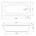 Акриловая ванна Cezares Piave 160x70 см, PIAVE-160-70-42