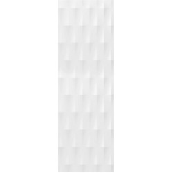 Плитка Meissen Trendy рельеф пики белый 25х75