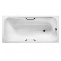 Чугунная ванна Wotte Start 150x70 см белая c ручками