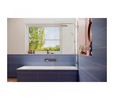 Шторка для ванны AmbassadorBath Screens 16041101 70x140 стекло прозрачное