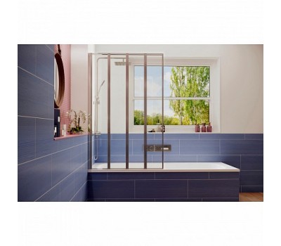 Шторка для ванны AmbassadorBath Screens 16041110L 90x140 стекло прозрачное
