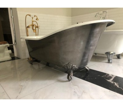 Чугунная ванна Goldman Element Loft 168x78x44 см с ножками и сифоном