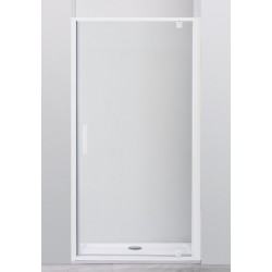 Душевая дверь Cezares RELAX-BA-1-80-P-Bi профиль белый стекло рифленое 80см