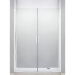 Душевая дверь Cezares RELAX-B-2-160-C-Bi профиль белый стекло прозрачное 160см