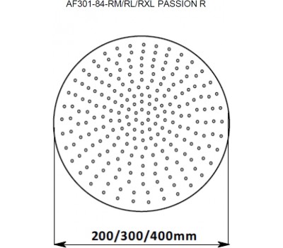 Верхний душ Aquanet Passion AF301-84-RL