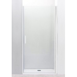 Душевая дверь Cezares RELAX-B-1-90-P-Bi-L профиль белый стекло рифленое 90см