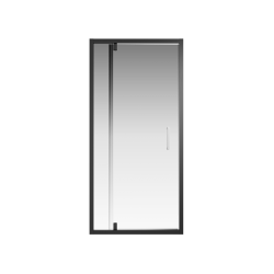 Душевая дверь Creto Astra 121-WTW-900-C-B-6 стекло прозрачное профиль черный, 90х195 см