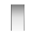 Боковая перегородка Creto Astra 121-SP-900-C-B-6 стекло прозрачное профиль черный, 90х195см