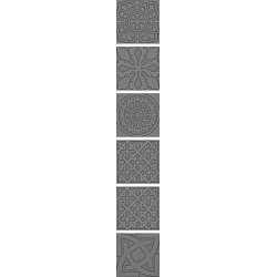 Декор Vitra Enigma Серебряный Матовый 5х5