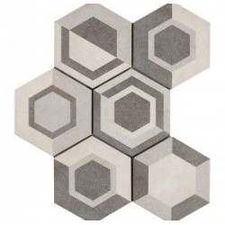 Декор RagnoRewind Decoro Geometrico Vanilla 21х18,2