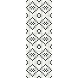 Декор Meissen Вставка Pret a Porter Black&White Mosaic 25х75